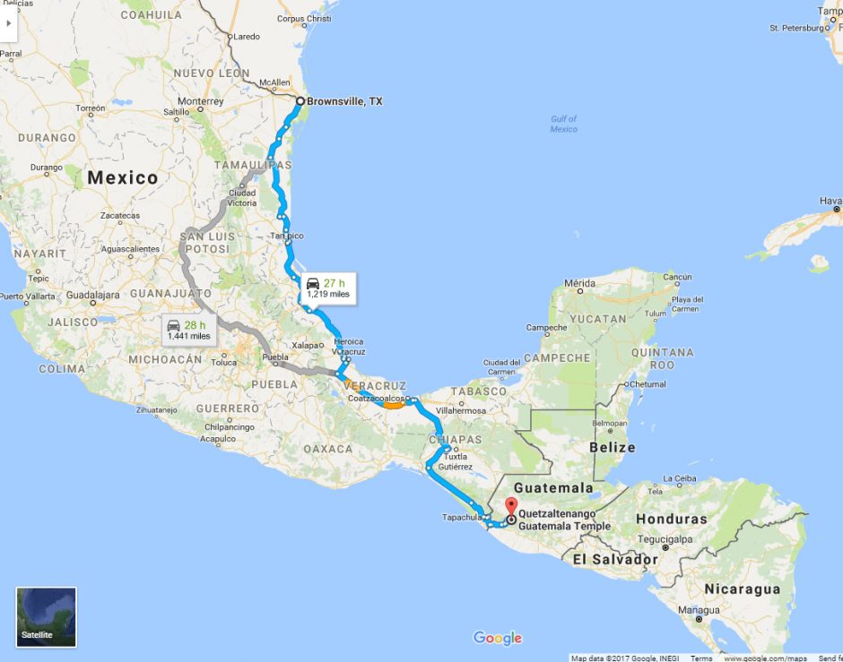 guatemala to mexico